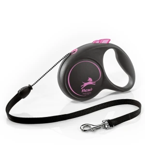 Flexi Black Design zsinóros póráz Pink M 5m/20kg